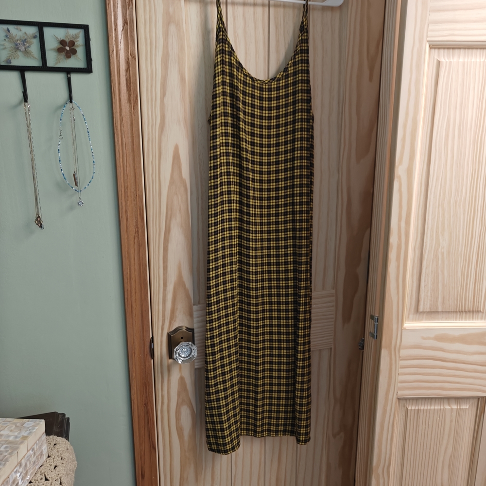 Urban Outfitters Plaid Slip Dress